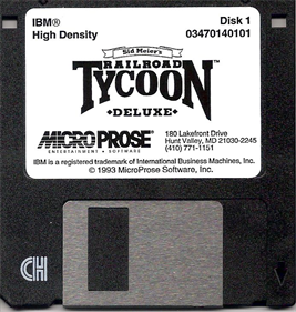 Railroad Tycoon Deluxe - Disc Image