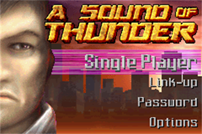 A Sound of Thunder - Screenshot - Game Title Image