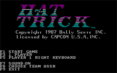 Hat Trick - Screenshot - Game Title Image