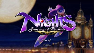 NiGHTS: Journey of Dreams - Screenshot - Game Title Image
