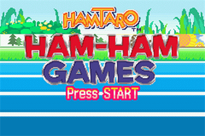 Hamtaro: Ham-Ham Games - Screenshot - Game Title Image