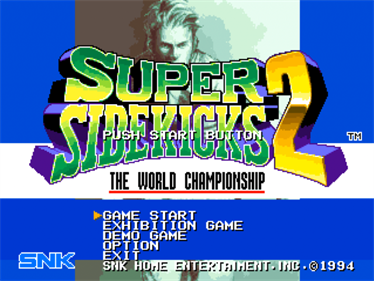 Super Sidekicks 2: The World Championship - Screenshot - Game Title Image