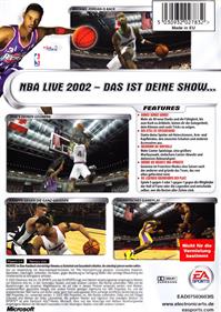 NBA Live 2002 - Box - Back Image