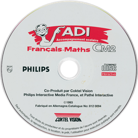 ADI Accompagnement Scolaire: Francais-Maths CM2 - Disc Image