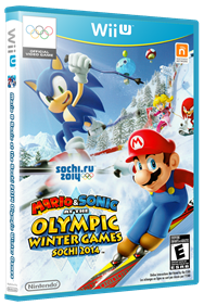 Mario & Sonic at the Sochi 2014 Olympic Winter Games - Box - 3D Image