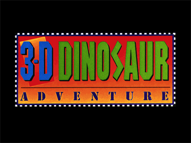 3-D Dinosaur Adventure: Anniversary Edition - Screenshot - Game Title Image