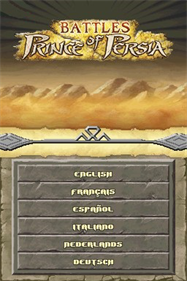 Battles of Prince of Persia - Screenshot - Game Title Image