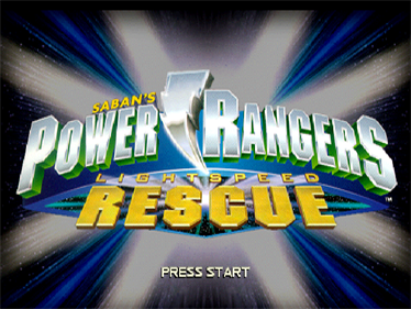 Power Rangers: Lightspeed Rescue - Screenshot - Game Title Image