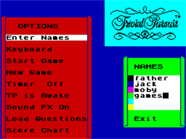 Trivial Pursuit: The Computer Game: Young Players Edition - Screenshot - Game Select Image