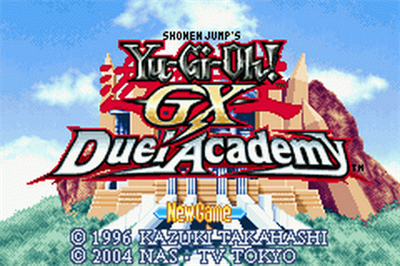 Yu-Gi-Oh! GX Duel Academy - Screenshot - Game Title Image