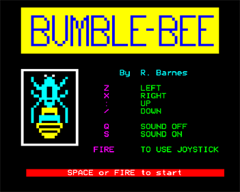 Bumble Bee - Screenshot - Game Title Image