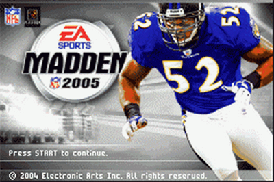 Madden NFL 2005 - Screenshot - Game Title Image