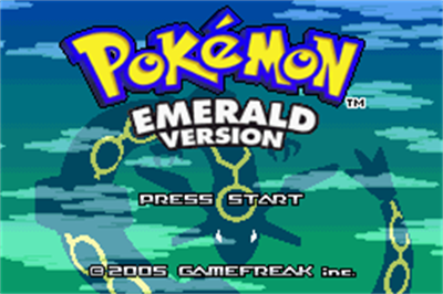Pokémon Emerald Version - Screenshot - Game Title