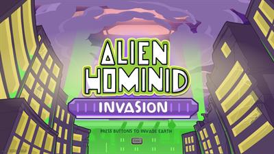 Alien Hominid Invasion - Screenshot - Game Title Image