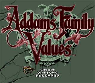 Addams Family Values - Screenshot - Game Title Image