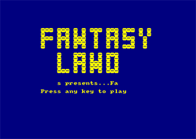 Fantasy Land - Screenshot - Game Title Image
