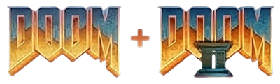 DOOM + DOOM II - Clear Logo Image