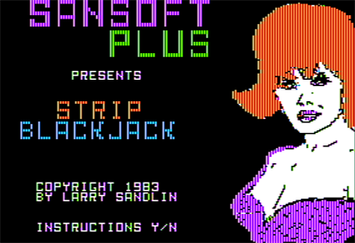 Strip Blackjack - Screenshot - Game Title Image