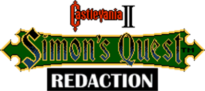 Castlevania II: Simon's Quest Redacted - Clear Logo Image