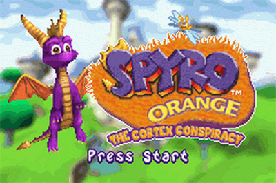 Crash & Spyro Superpack: Spyro Orange: The Cortex Conspiracy / Crash Bandicoot Purple: Ripto's Rampage - Screenshot - Game Title Image