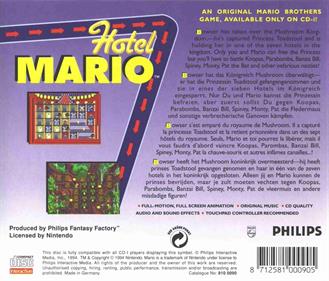 Hotel Mario - Box - Back Image