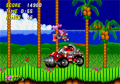 Amy Rose in Sonic the Hedgehog 2 - Screenshot - Gameplay Image