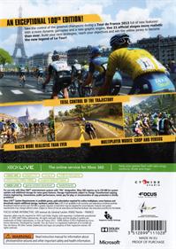 Le Tour de France 2013 - Box - Back Image