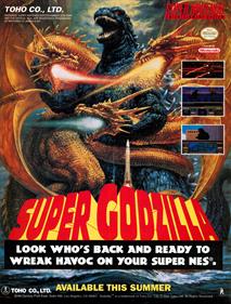Super Godzilla - Advertisement Flyer - Front Image