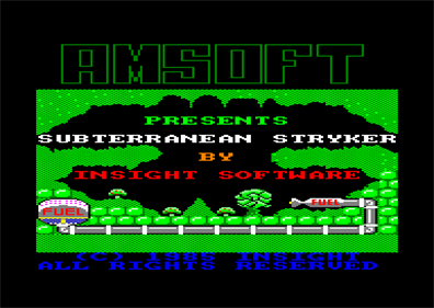 Subterranean Stryker - Screenshot - Game Title Image