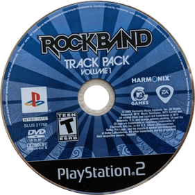 Rock Band: Track Pack: Volume 1 - Disc Image
