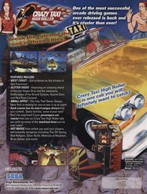 Crazy Taxi High Roller - Advertisement Flyer - Back Image