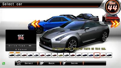 Wangan Midnight Maximum Tune 5DX+ - Screenshot - Game Select Image