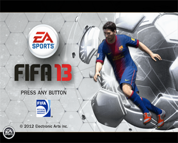 FIFA Soccer 13 - Screenshot - Game Title Image
