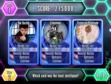 Doctor Who: Top Trumps - Screenshot - Gameplay Image