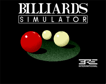 Billiards Simulator - Screenshot - Game Title Image