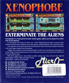 Xenophobe - Box - Back Image