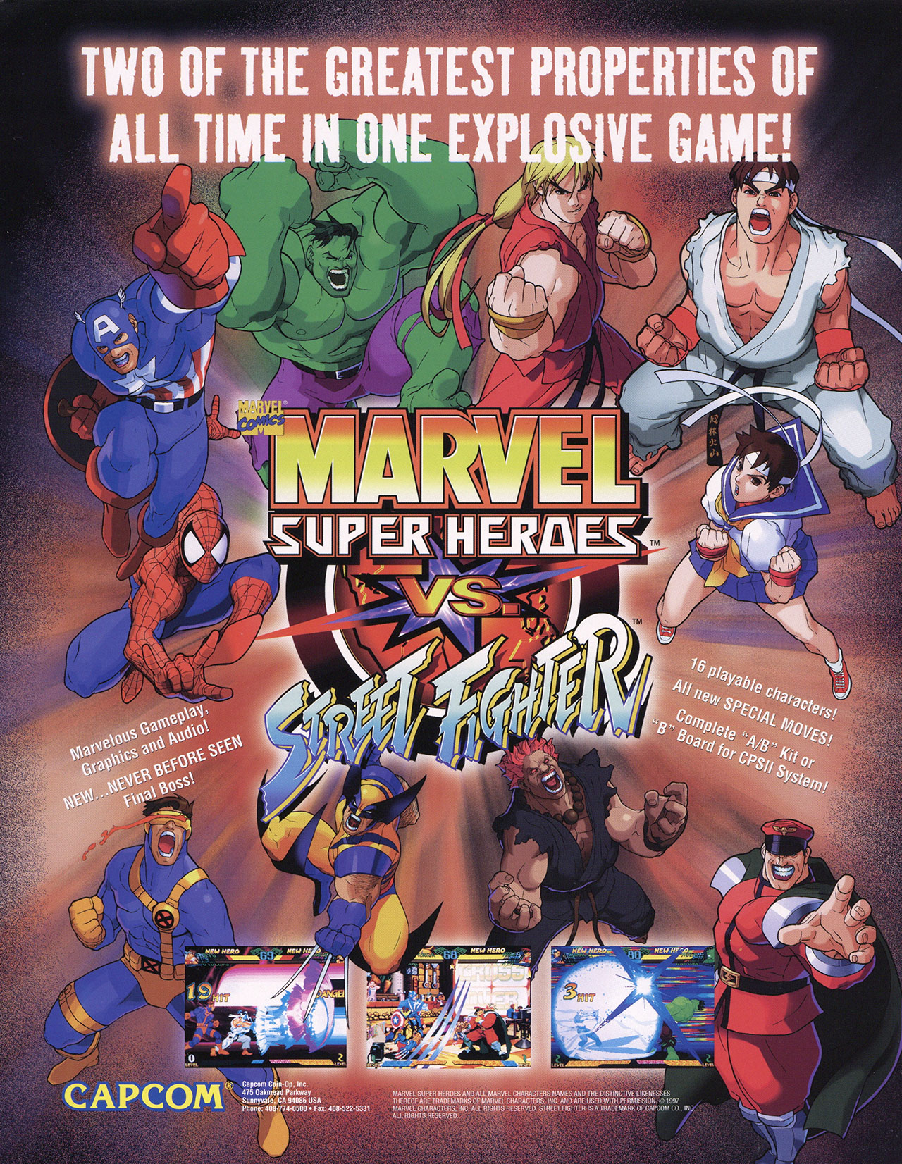 Marvel Super Heroes vs. Street Fighter Images - LaunchBox Games Database