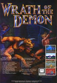 Wrath of the Demon - Advertisement Flyer - Front Image
