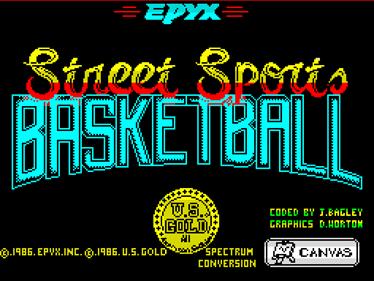 Street Sports Basketball  - Screenshot - Game Title Image