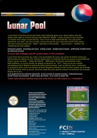 Lunar Pool - Box - Back Image