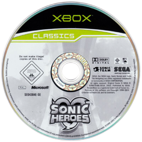 Sonic Heroes - Disc Image