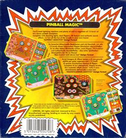 Pinball Magic - Box - Back Image