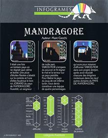 Mandragore - Box - Back Image