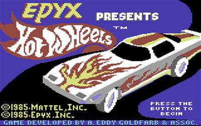 Hot Wheels (Epyx) - Screenshot - Game Title Image