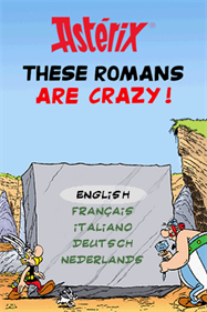 Astérix: These Romans are Crazy! - Screenshot - Game Title Image