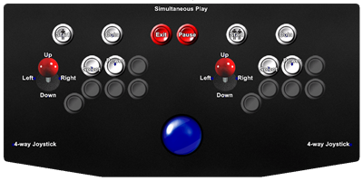 Cross Pang - Arcade - Controls Information Image