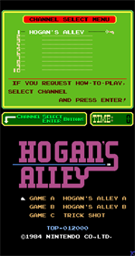 Hogan's Alley - Screenshot - Game Title Image