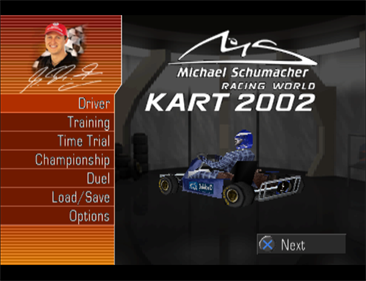 Michael Schumacher Racing World Kart 2002 - Screenshot - Game Select Image