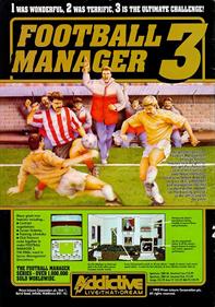 Football Manager 3 - Advertisement Flyer - Front Image