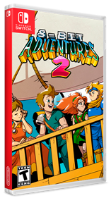 8-Bit Adventures 2 - Box - 3D Image